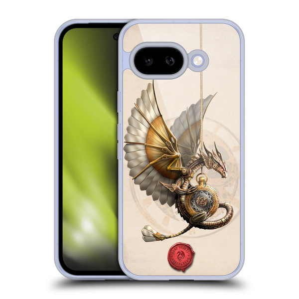 Anne Stokes Steampunk Clockwork Dragon Soft Gel Case for Google Pixel 9A