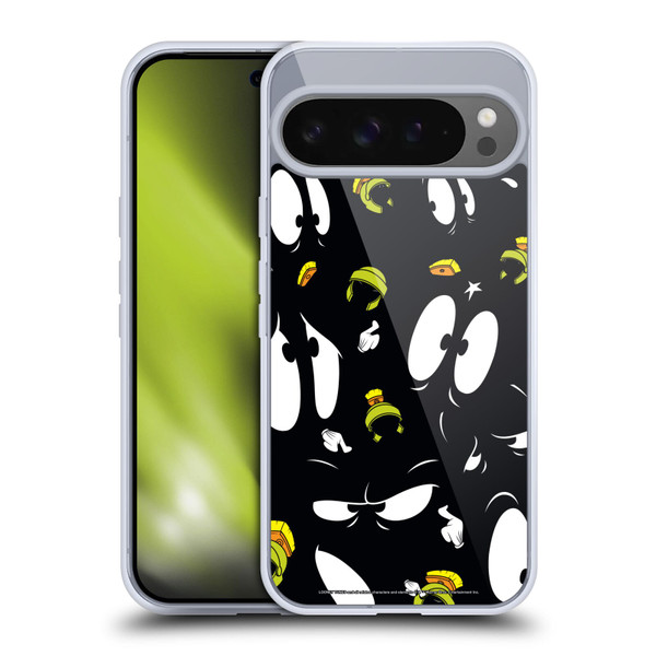 Looney Tunes Patterns Marvin The Martian Soft Gel Case for Google Pixel 9 Pro XL