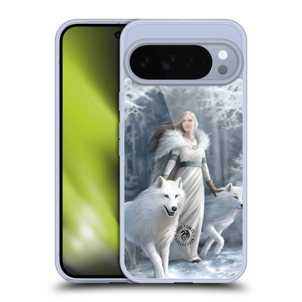 Anne Stokes Wolves Winter Guardians Soft Gel Case for Google Pixel 10 Pro XL