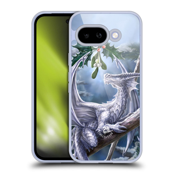Anne Stokes Yule Snow Dragon Soft Gel Case for Google Pixel 9A