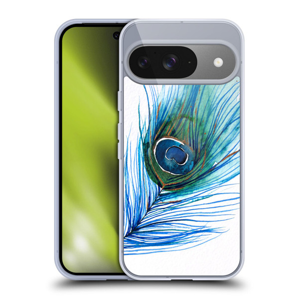 Mai Autumn Feathers Peacock Soft Gel Case for Google Pixel 9 / Pixel 9 Pro