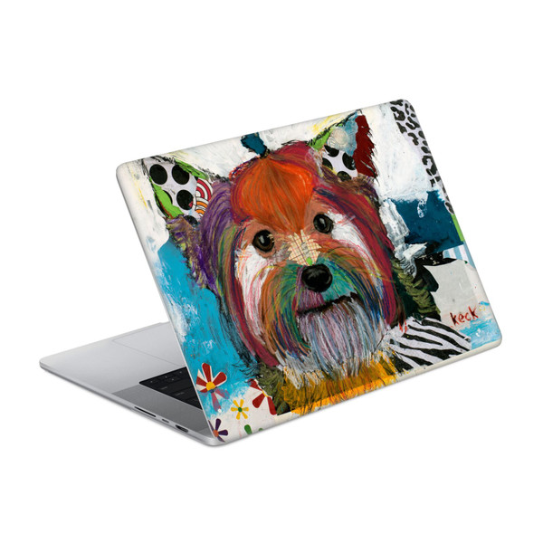 Michel Keck Dogs Silky Terrier Vinyl Sticker Skin Decal Cover for Apple MacBook Pro 16" A2485
