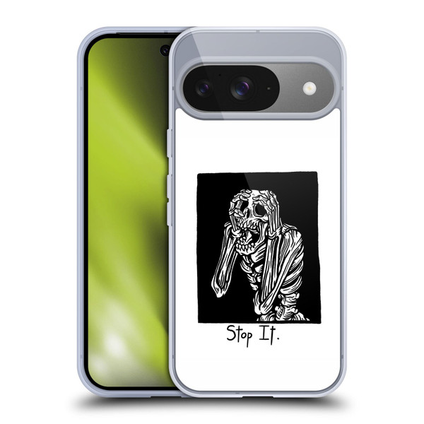Matt Bailey Skull Stop It Soft Gel Case for Google Pixel 9 / Pixel 9 Pro