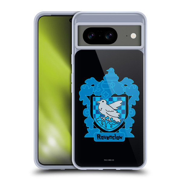 Harry Potter Deathly Hallows I Ravenclaw Crest Soft Gel Case for Google Pixel 8