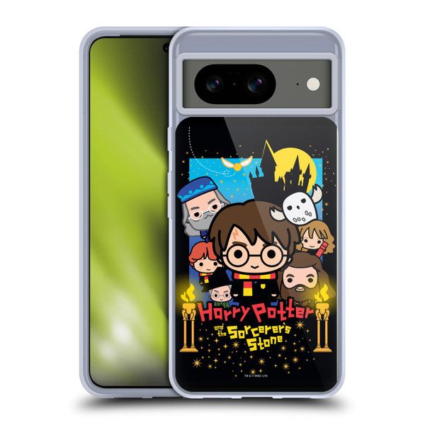 Harry Potter Deathly Hallows I Sorcerer's Stone Soft Gel Case for Google Pixel 8