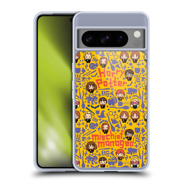 Harry Potter Deathly Hallows I Mischief Managed Soft Gel Case for Google Pixel 8 Pro