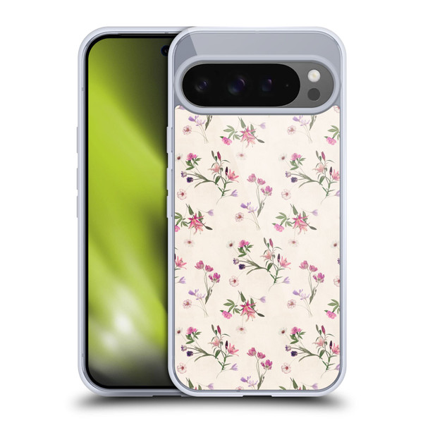 Micklyn Le Feuvre Florals Scattered Soft Gel Case for Google Pixel 9 Pro XL