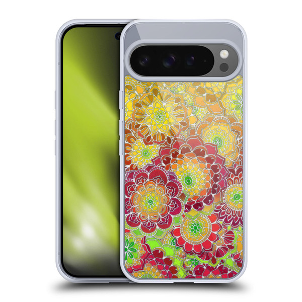 Micklyn Le Feuvre Florals 2 Flying East Soft Gel Case for Google Pixel 9 Pro XL