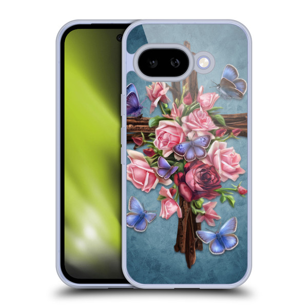 Brigid Ashwood Crosses Flower Soft Gel Case for Google Pixel 9A