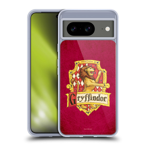 Harry Potter Sorcerer's Stone I Gryffindor Crest Soft Gel Case for Google Pixel 8