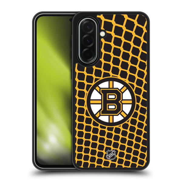 NHL Boston Bruins Net Pattern Gel Armour Case For Samsung Galaxy A36 5G