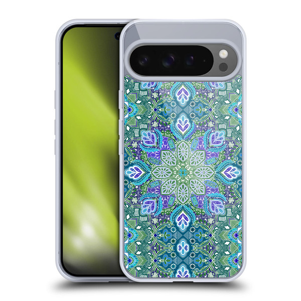 Micklyn Le Feuvre Mandala Peacock Summer Soft Gel Case for Google Pixel 9 Pro XL