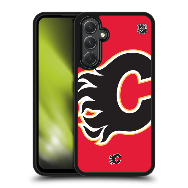 NHL Calgary Flames Oversized Gel Armour Case For Samsung Galaxy A54 5G