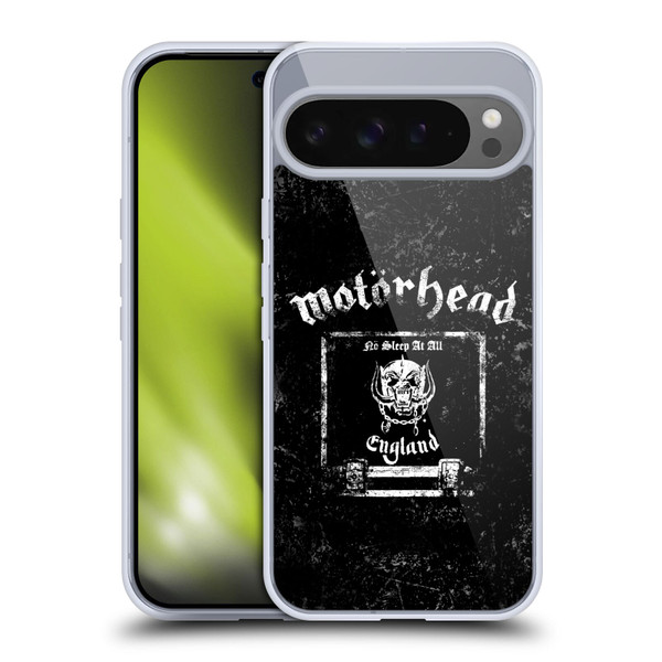 Motorhead Logo No Sleep At All Soft Gel Case for Google Pixel 9 Pro XL