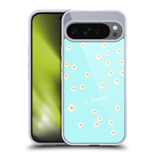 Monika Strigel Happy Daisy Aqua Soft Gel Case for Google Pixel 9 Pro XL