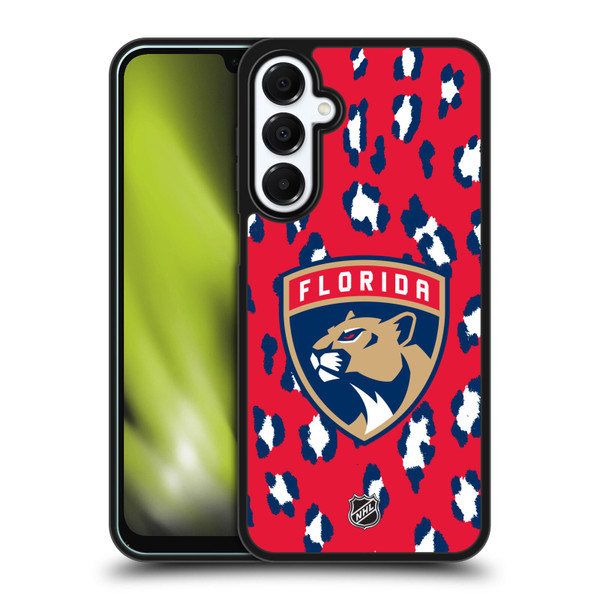 NHL Florida Panthers Leopard Pattern Gel Armour Case For Samsung Galaxy A16 5G