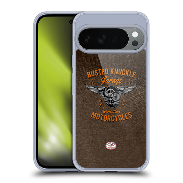 Busted Knuckle Garage Graphics Motorcycles Soft Gel Case for Google Pixel 10
