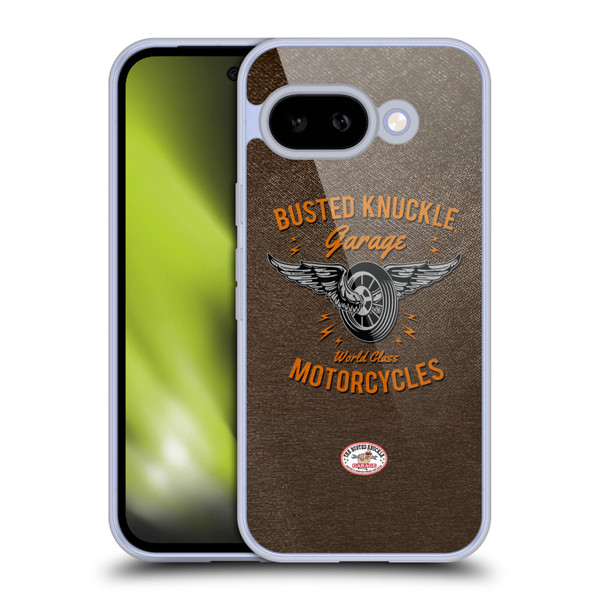 Busted Knuckle Garage Graphics Motorcycles Soft Gel Case for Google Pixel 9A