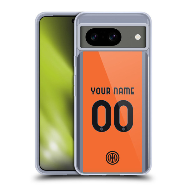 Custom Customised Personalised Inter Milan 2023/24 Kit Third Soft Gel Case for Google Pixel 8