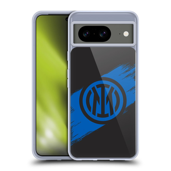 Fc Internazionale Milano Graphics Brush Strokes Soft Gel Case for Google Pixel 8