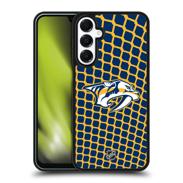 NHL Nashville Predators Net Pattern Gel Armour Case For Samsung Galaxy A16 5G