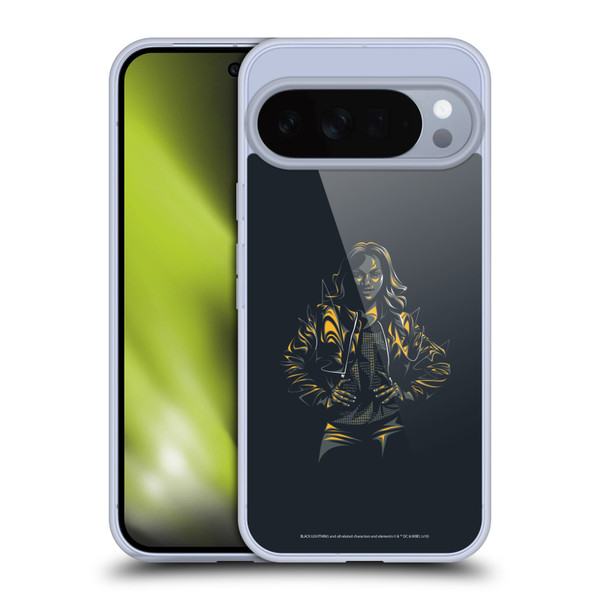 Black Lightning Key Art Jennifer Pierce Soft Gel Case for Google Pixel 10 Pro XL