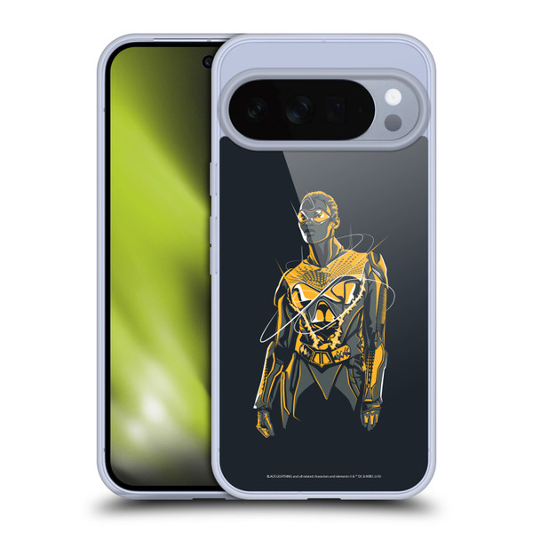 Black Lightning Key Art Thunder Soft Gel Case for Google Pixel 10 Pro XL