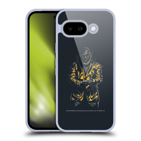 Black Lightning Key Art Tobias Whale Soft Gel Case for Google Pixel 9A