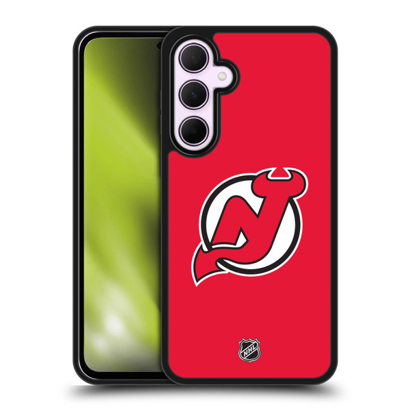 NHL New Jersey Devils Plain Gel Armour Case For Samsung Galaxy A35 5G