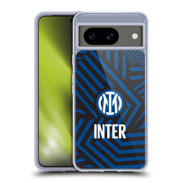 Fc Internazionale Milano Patterns Abstract 1 Soft Gel Case for Google Pixel 8
