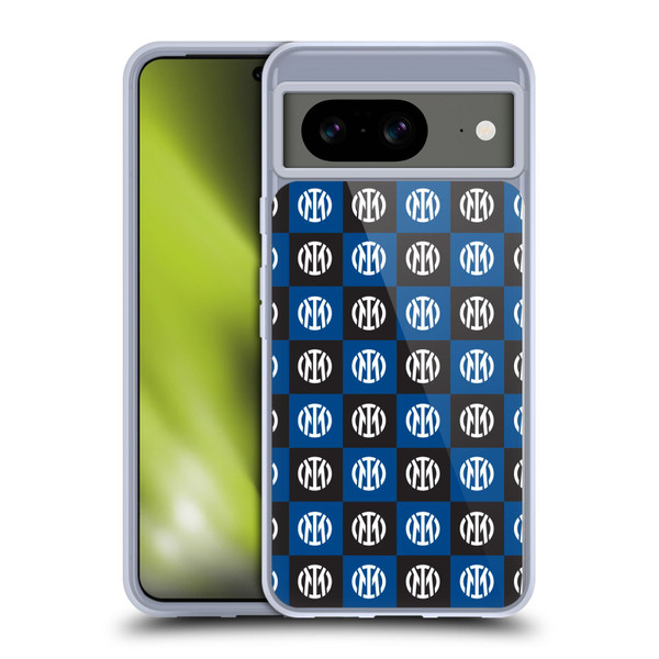Fc Internazionale Milano Patterns Crest Soft Gel Case for Google Pixel 8