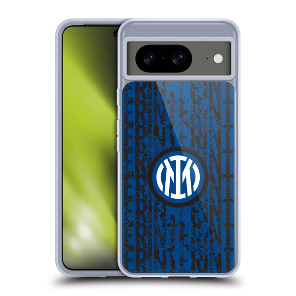 Fc Internazionale Milano Patterns Snake Wordmark Soft Gel Case for Google Pixel 8