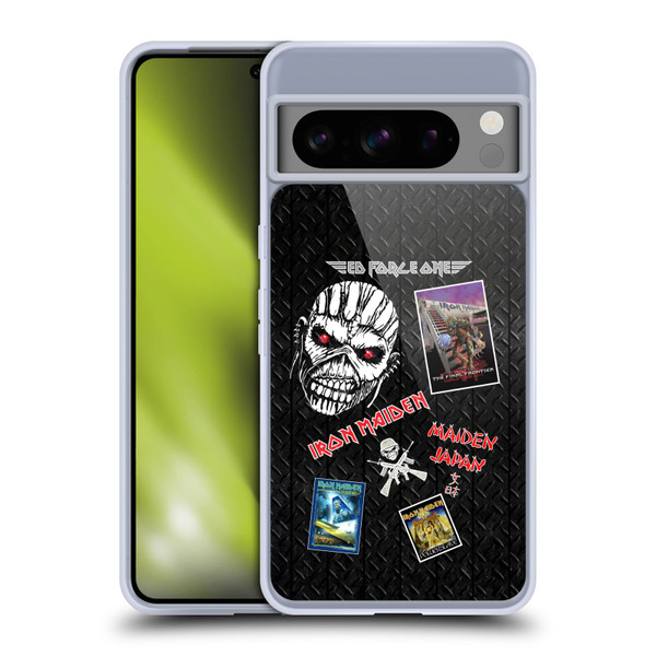 Iron Maiden Graphics Collage Soft Gel Case for Google Pixel 8 Pro
