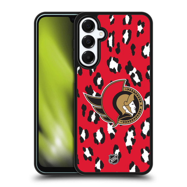 NHL Ottawa Senators Leopard Pattern Gel Armour Case For Samsung Galaxy A16 5G