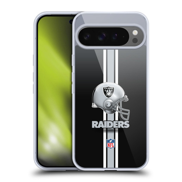 NFL Las Vegas Raiders Logo Helmet Soft Gel Case for Google Pixel 9 Pro XL