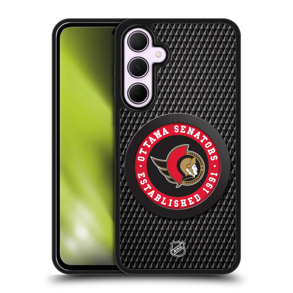 NHL Ottawa Senators Puck Texture Gel Armour Case For Samsung Galaxy A35 5G