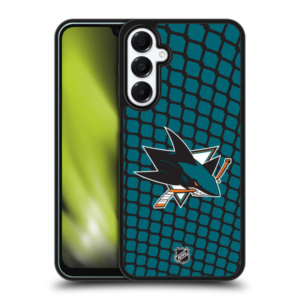NHL San Jose Sharks Net Pattern Gel Armour Case For Samsung Galaxy A16 5G