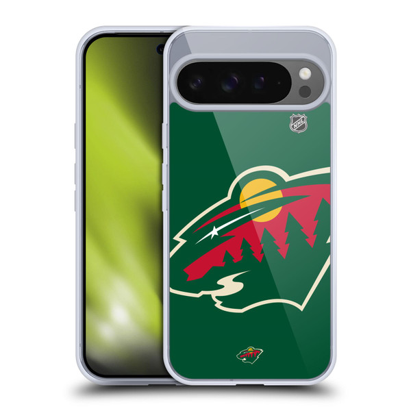 NHL Minnesota Wild Oversized Soft Gel Case for Google Pixel 9 Pro XL