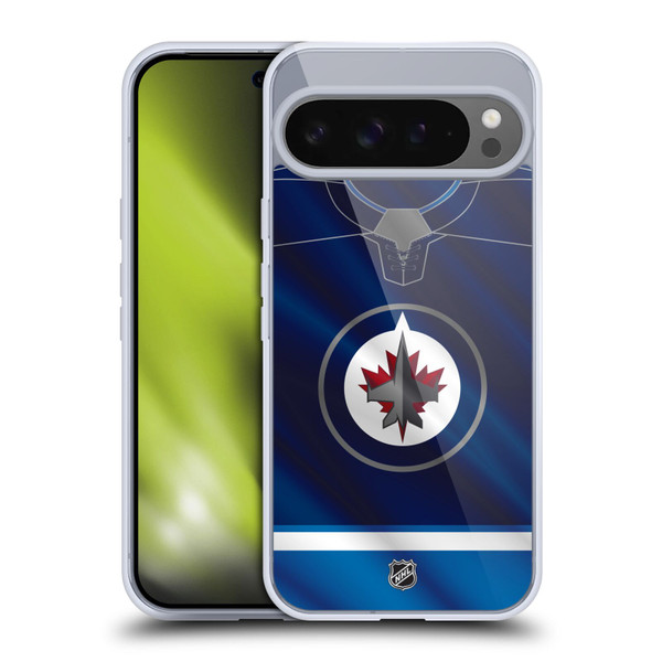 NHL Winnipeg Jets Jersey Soft Gel Case for Google Pixel 9 Pro XL