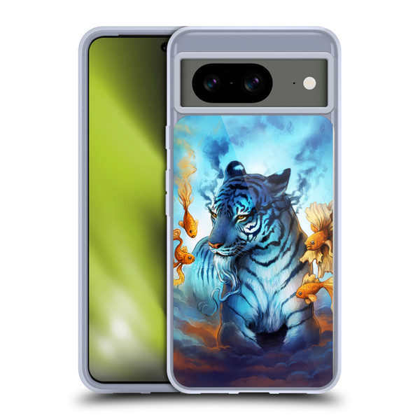 Jonas "JoJoesArt" Jödicke Big Cats Tiger Fish Soft Gel Case for Google Pixel 8