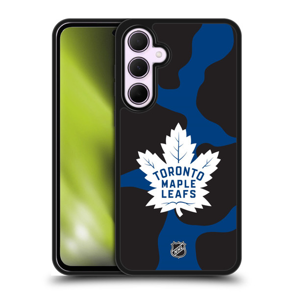 NHL Toronto Maple Leafs Cow Pattern Gel Armour Case For Samsung Galaxy A35 5G