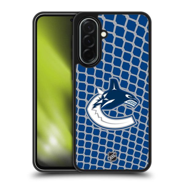 NHL Vancouver Canucks Net Pattern Gel Armour Case For Samsung Galaxy A36 5G