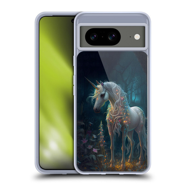 JK Stewart Key Art Unicorn Soft Gel Case for Google Pixel 8