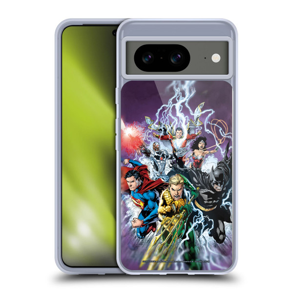 Justice League DC Comics Comic Book Covers New 52 #15 Soft Gel Case for Google Pixel 8