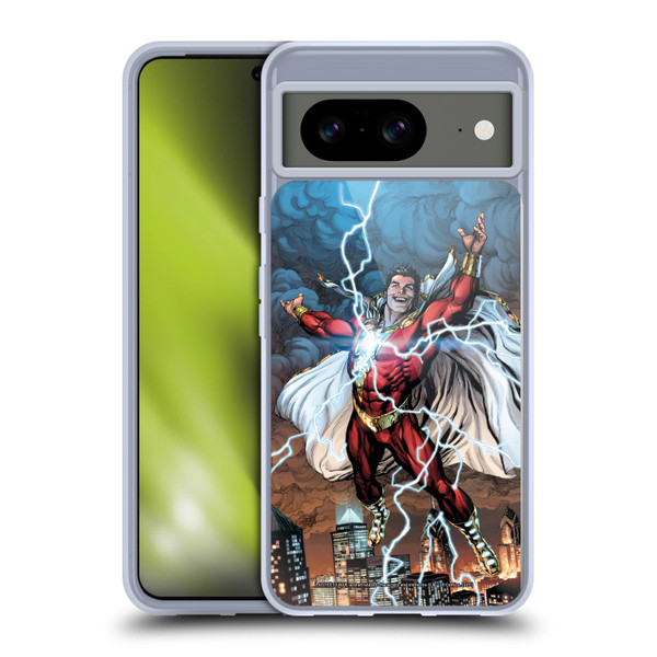 Justice League DC Comics Shazam Comic Book Art Issue #1 Variant 2019 Soft Gel Case for Google Pixel 8