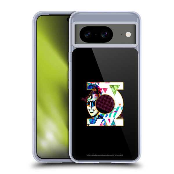 Justice League DC Comics Dark Electric Pop Icons Green Lantern Soft Gel Case for Google Pixel 8