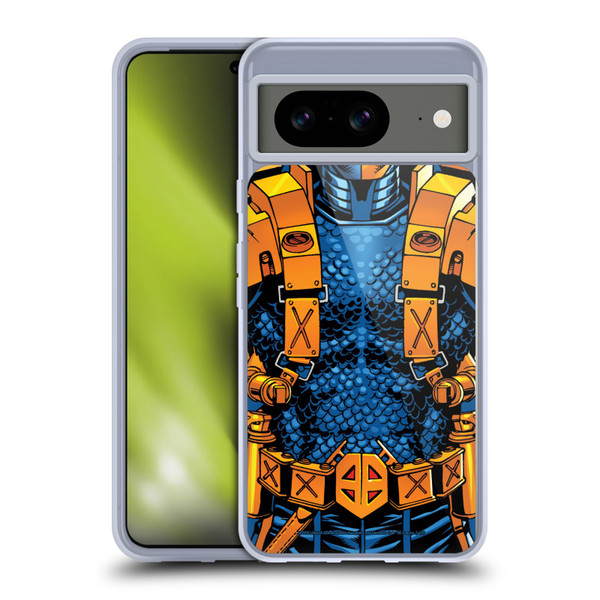 Justice League DC Comics Deathstroke Comic Art New 52 Costume Soft Gel Case for Google Pixel 8