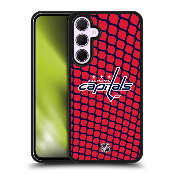 NHL Washington Capitals Net Pattern Gel Armour Case For Samsung Galaxy A35 5G