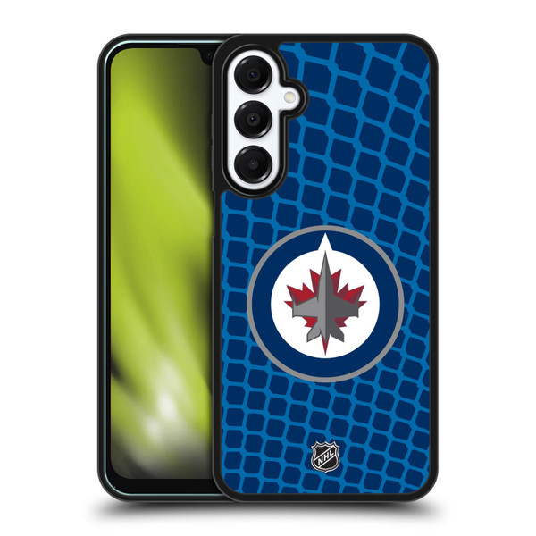 NHL Winnipeg Jets Net Pattern Gel Armour Case For Samsung Galaxy A16 5G