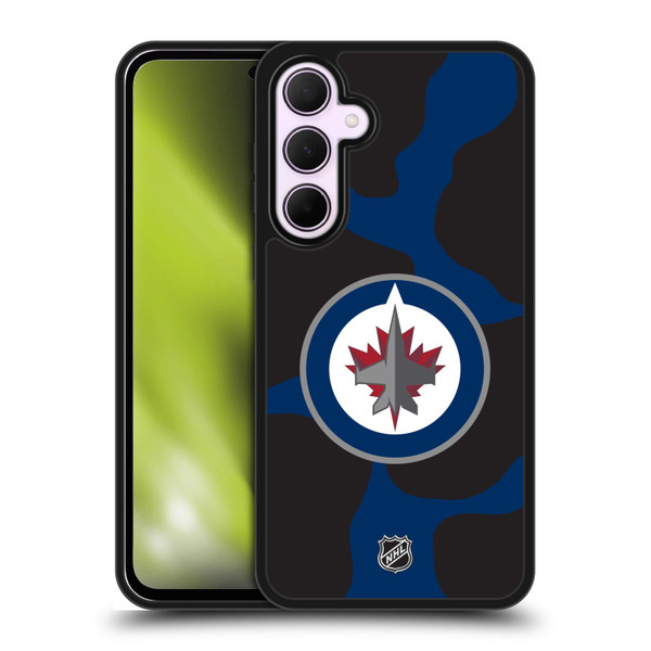 NHL Winnipeg Jets Cow Pattern Gel Armour Case For Samsung Galaxy A35 5G
